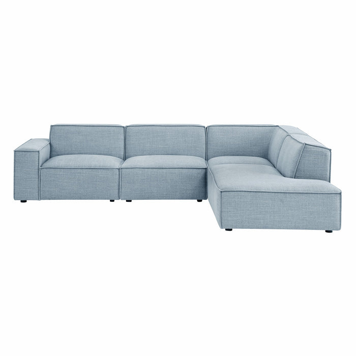 Restore 4-Piece Performance Fabric Upholstered Modular L-Shaped Sofa by Modway - view 23