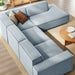 Restore 4-Piece Performance Fabric Upholstered Modular L-Shaped Sofa by Modway - view 21