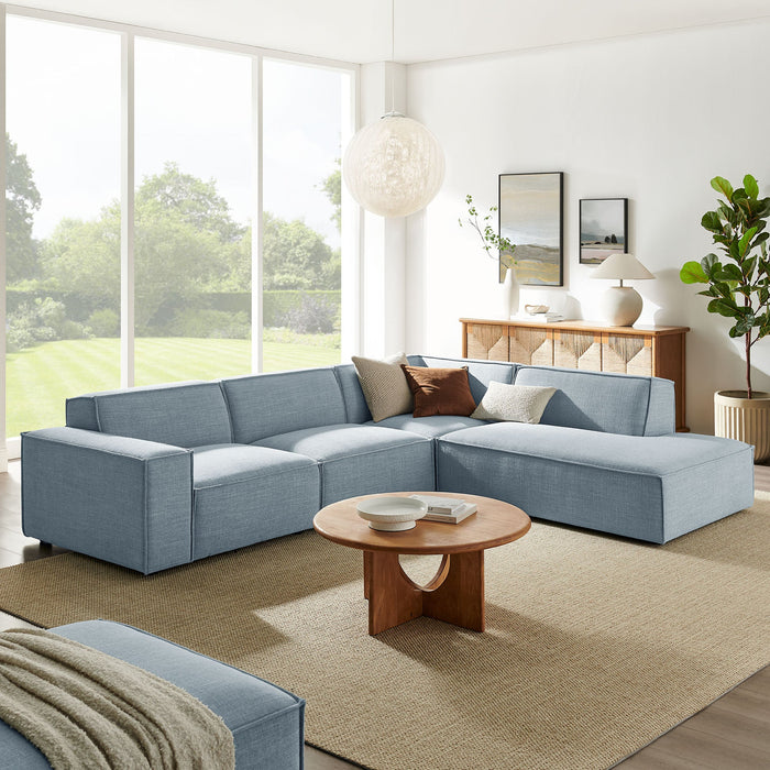 Restore 4-Piece Performance Fabric Upholstered Modular L-Shaped Sofa by Modway - accessory view