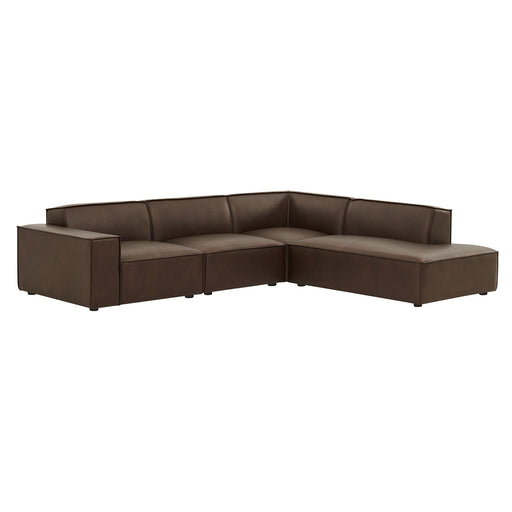 Restore 4-Piece Vegan Leather Modular L-Shaped Sofa by Modway - accessory view