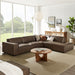 Restore 4-Piece Vegan Leather Modular L-Shaped Sofa by Modway - control panel detail