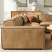 Restore 4-Piece Vegan Leather Modular L-Shaped Sofa by Modway - feature highlight