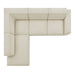 Restore 4-Piece Performance Fabric Upholstered Modular L-Shaped Sofa by Modway - control panel detail