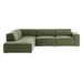 Restore 4-Piece Performance Fabric Upholstered Modular L-Shaped Sofa sectional sofa detail close-up