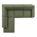 Restore 4-Piece Performance Fabric Upholstered Modular L-Shaped Sofa sectional sofa lifestyle shot