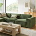 Restore 4-Piece Performance Fabric Upholstered Modular L-Shaped Sofa sectional sofa side view