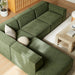 Restore 4-Piece Performance Fabric Upholstered Modular L-Shaped Sofa sectional sofa