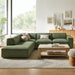 Restore 4-Piece Performance Fabric Upholstered Modular L-Shaped Sofa sectional sofa