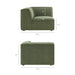 Restore 4-Piece Performance Fabric Upholstered Modular L-Shaped Sofa sectional sofa seating detail