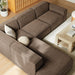 Restore 4-Piece Performance Fabric Upholstered Modular L-Shaped Sofa by Modway - view 21