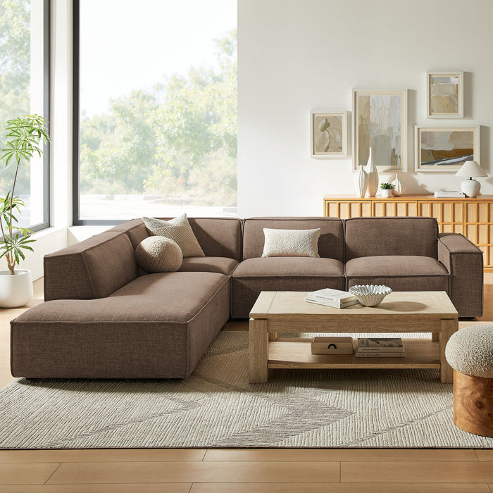 Restore 4-Piece Performance Fabric Upholstered Modular L-Shaped Sofa by Modway - accessory view