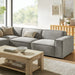 Restore 4-Piece Performance Fabric Upholstered Modular L-Shaped Sofa sectional sofa side view