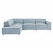 Restore 4-Piece Performance Fabric Upholstered Modular L-Shaped Sofa sectional sofa back view