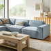 Restore 4-Piece Performance Fabric Upholstered Modular L-Shaped Sofa sectional sofa angle view