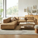 Restore 4-Piece Vegan Leather Modular L-Shaped Sofa by Modway - front view