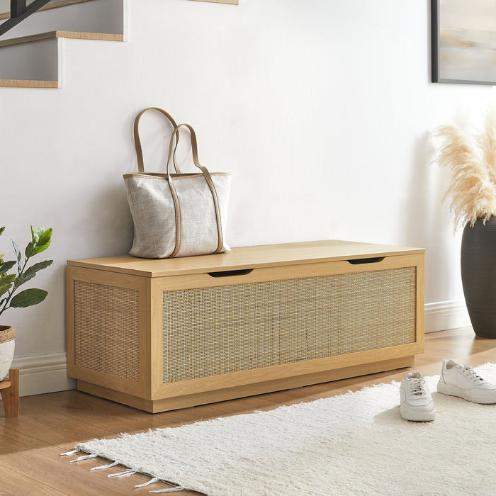Soma Rattan Storage Bench