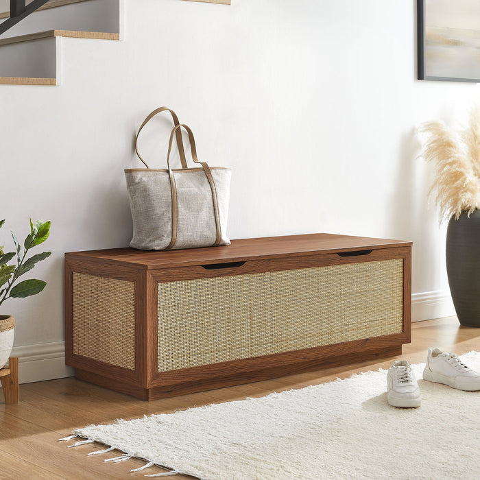 Soma Rattan Storage Bench