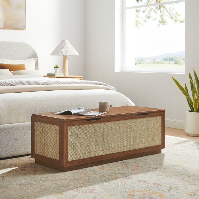 Soma Rattan Storage Bench