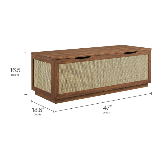 Soma Rattan Storage Bench