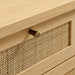 Soma 62 Inch Rattan Console Table Oak