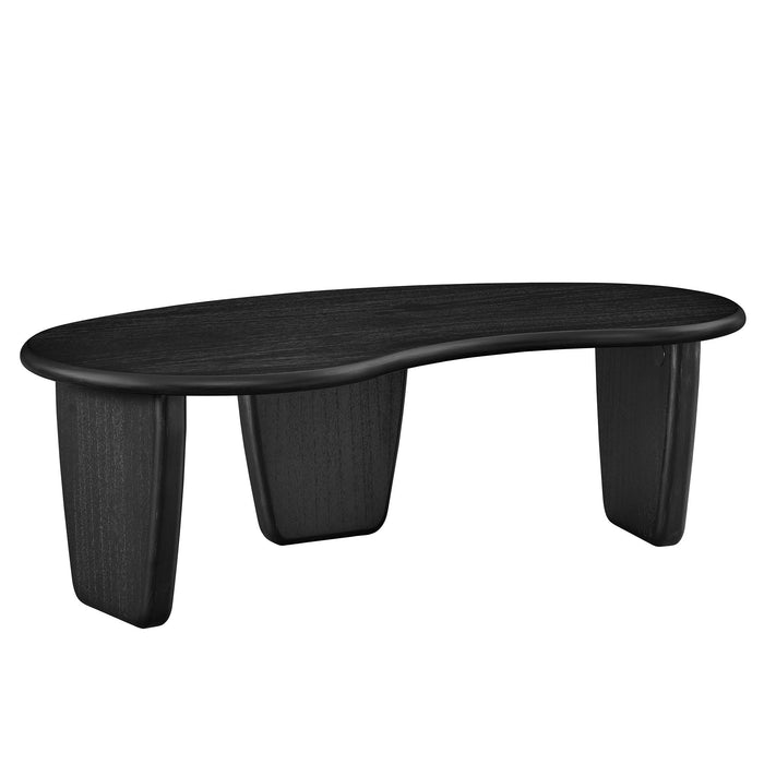 Vetra Kidney-Shaped Free Coffee Table