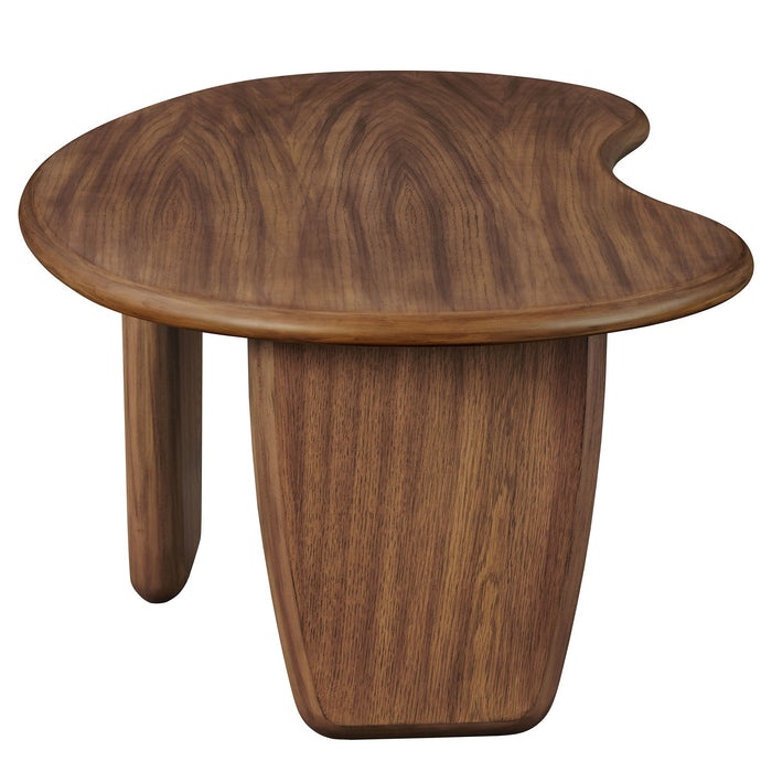 Vetra Kidney-Shaped Free Coffee Table