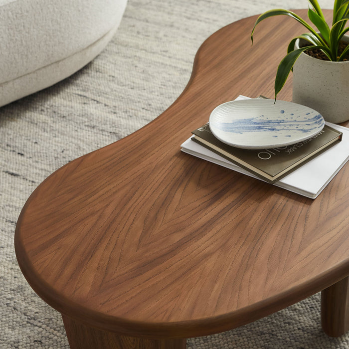Vetra Kidney-Shaped Free Coffee Table