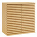 Modway Render Wall Mounted Bathroom Cabinet Storage Shelf in Brown