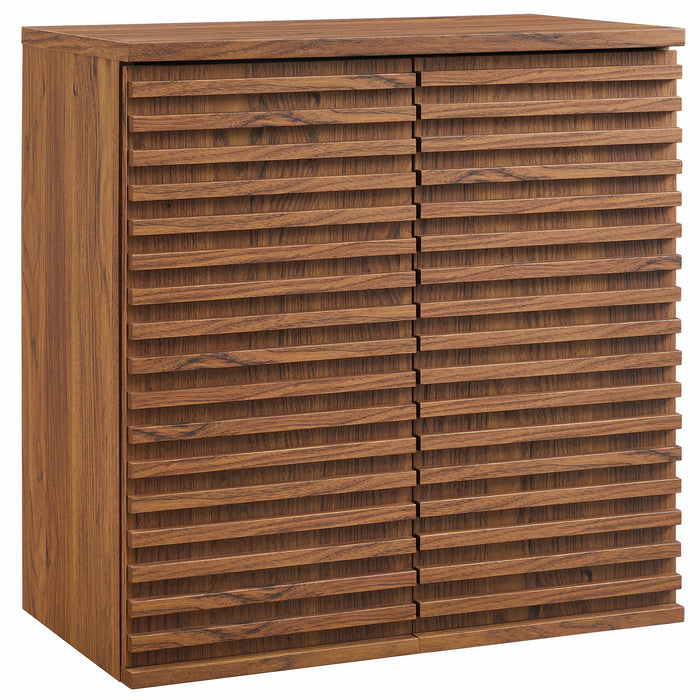 Modway Render Wall Mounted Bathroom Cabinet Storage Shelf - View 17