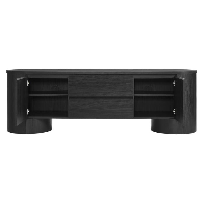 Duval 71 Inch Oval TV Cabinet