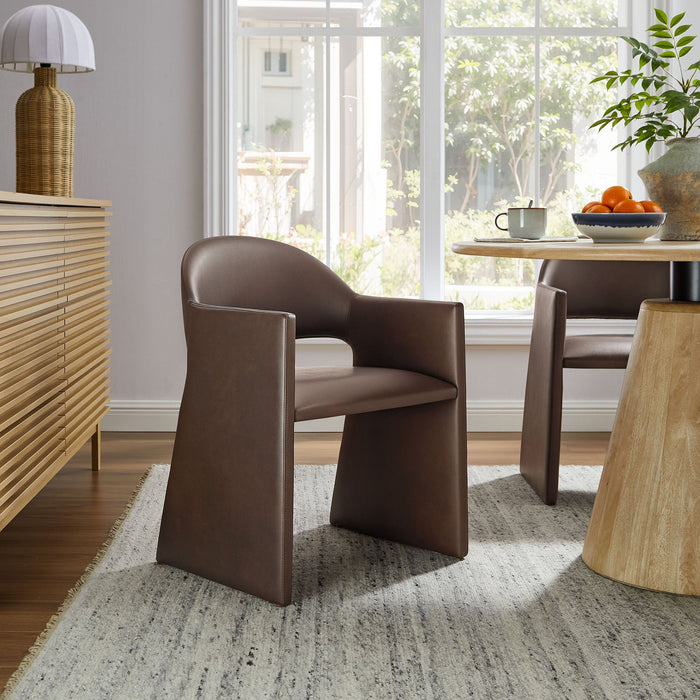 Modway Talia Vegan Leather Dining Armchair - View 9