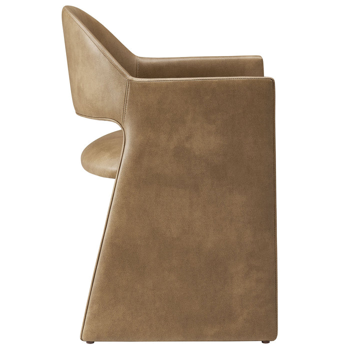 Modway Talia Vegan Leather Dining Armchair - Lifestyle View