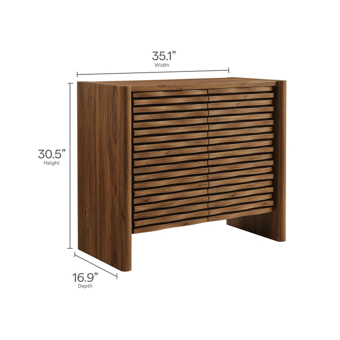 Emric Wave Accent Cabinet