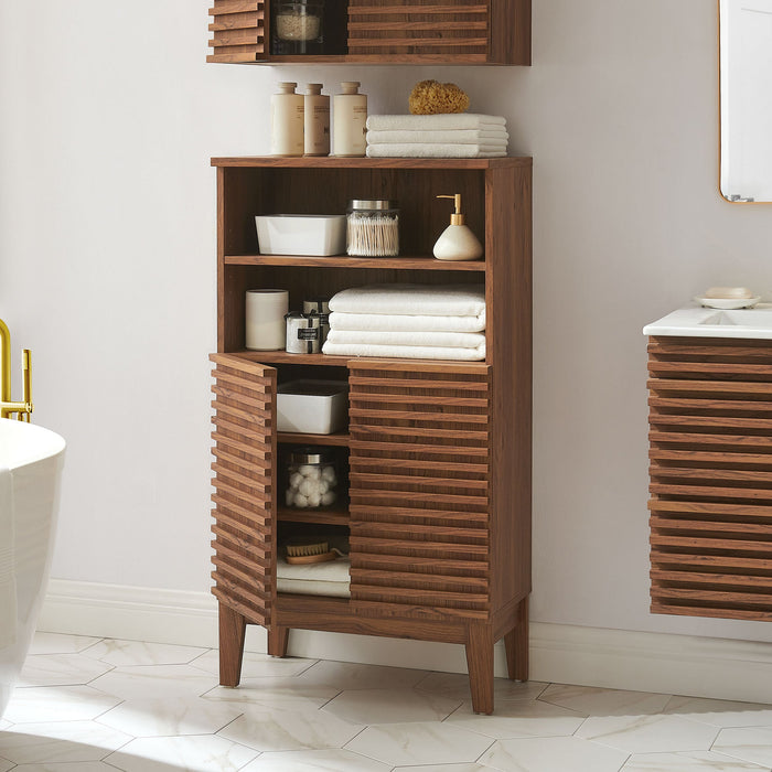 Modway Render Bathroom Cabinet Set Storage Shelf - View 14