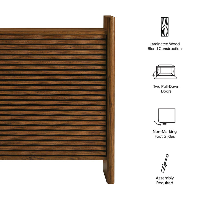 Emric Wave Shoe Cabinet