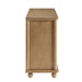 Marola 71 Inch Oak Wood Seagrass Sideboard Oak
