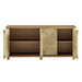 Marola 71 Inch Oak Wood Seagrass Sideboard Oak