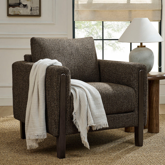 Hawken Boucle Fabric Accent Armchair