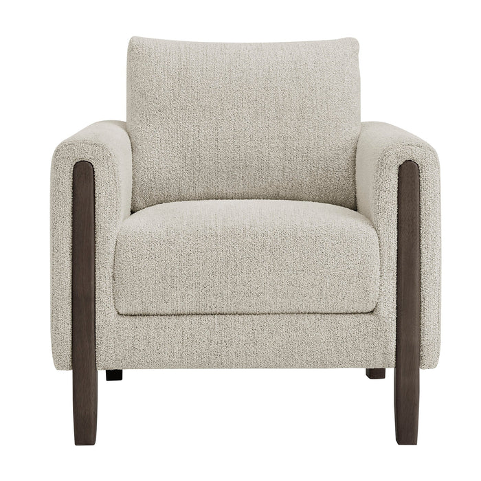 Hawken Boucle Fabric Accent Armchair