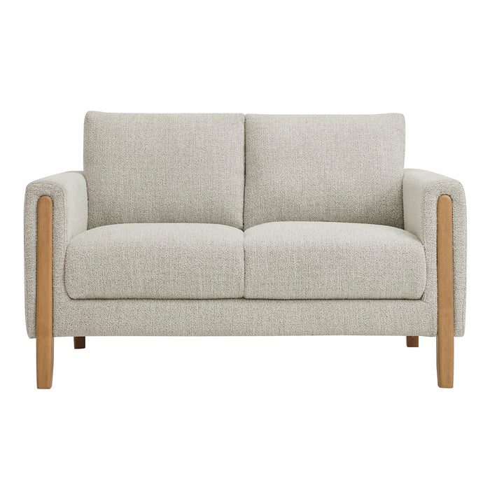 Hawken Boucle Fabric Loveseat