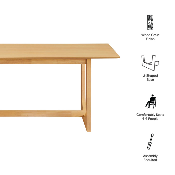 Ashcroft 69" Rectangular Dining Table Oak