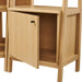Bixby 3-piece Corner Bookshelf Set with Narrow Bookshelves Oak