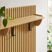Modway Render Fluted Coat Rack Panel With Shelf - View 11