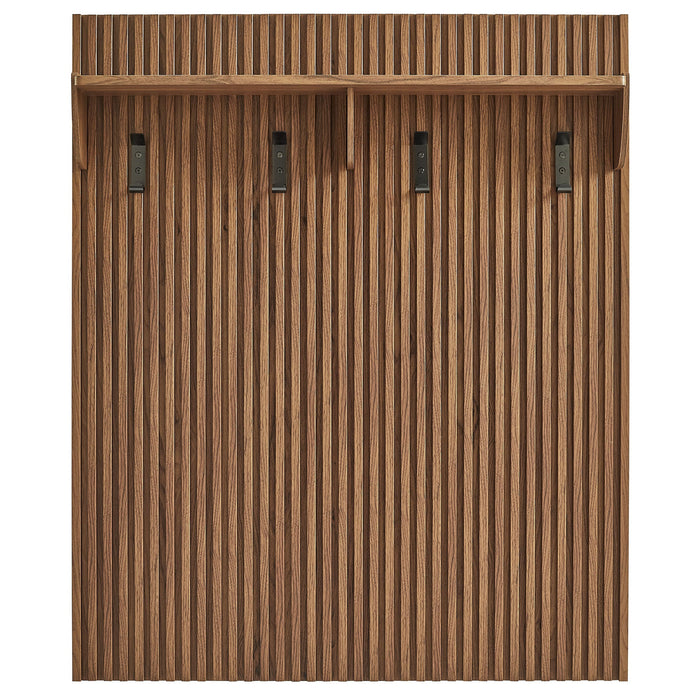 Modway Render Fluted Coat Rack Panel With Shelf - Lifestyle View