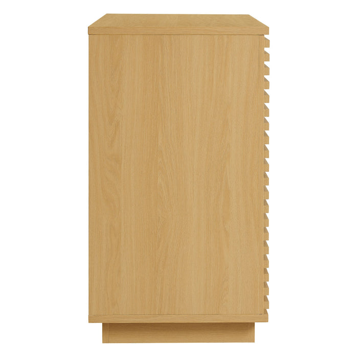 Modway Render 2-Door Fluted Accent Cabinet Storage Shelf - View 13
