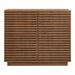 Modway Render 2-Door Fluted Accent Cabinet Storage Shelf - Dimensions