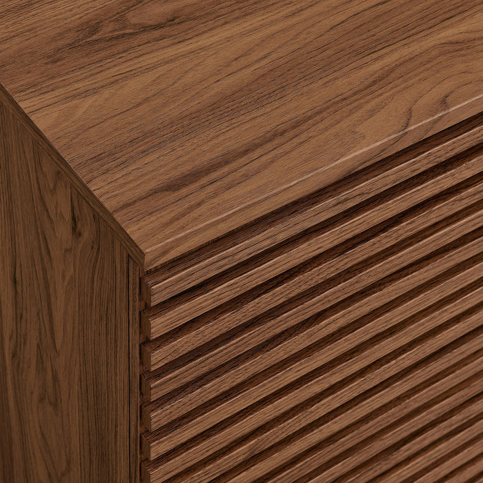 Modway Render 2-Door Fluted Accent Cabinet Storage Shelf - Installation View