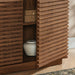 Modway Render 2-Door Fluted Accent Cabinet Storage Shelf - Close-Up