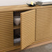 Modway Render 4-Door Fluted Sideboard Cabinet TV Stand Storage Shelf - View 14