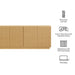 Modway Render 4-Door Fluted Sideboard Cabinet TV Stand Storage Shelf - View 11